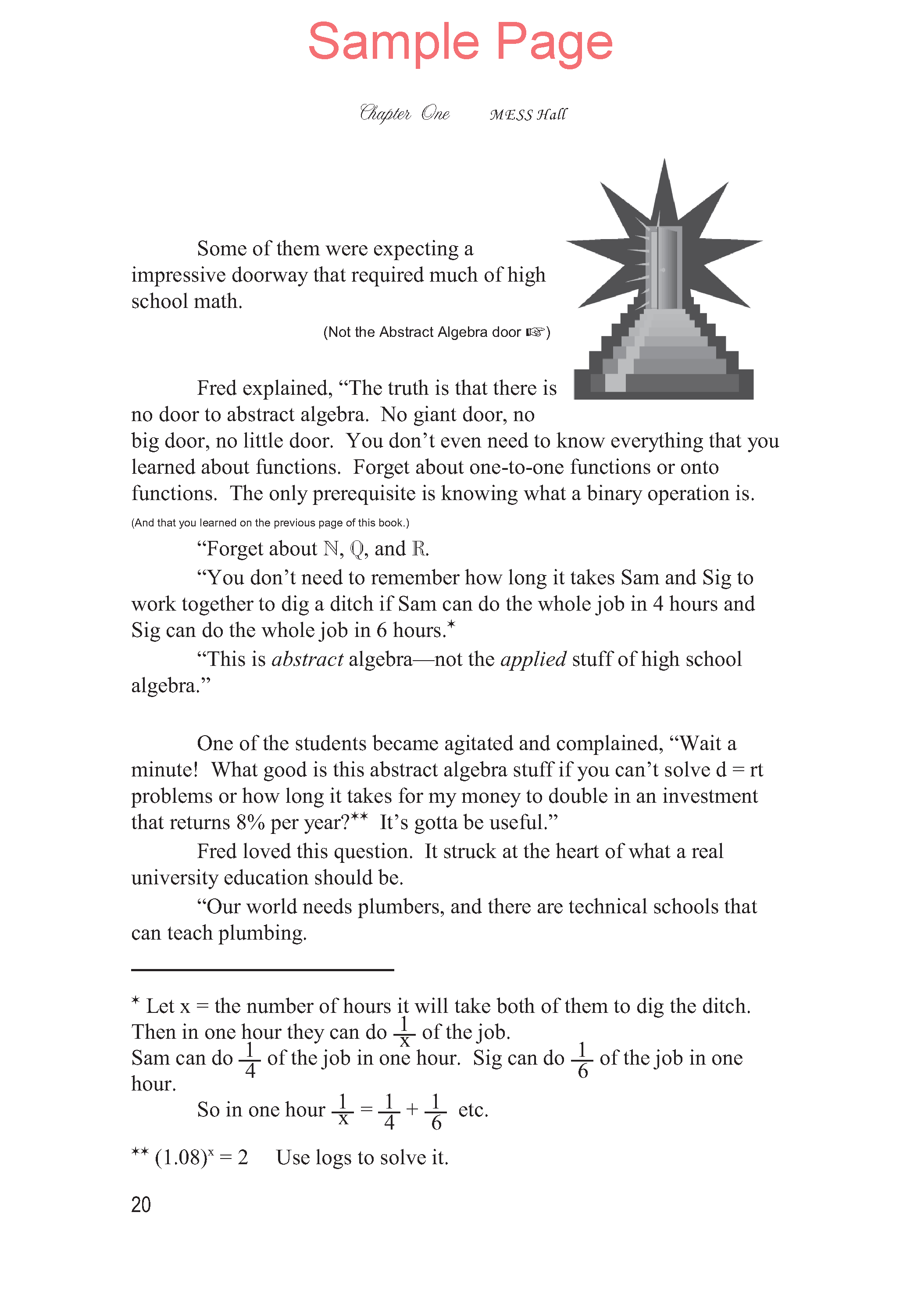 Life of Fred: Abstract Algebra