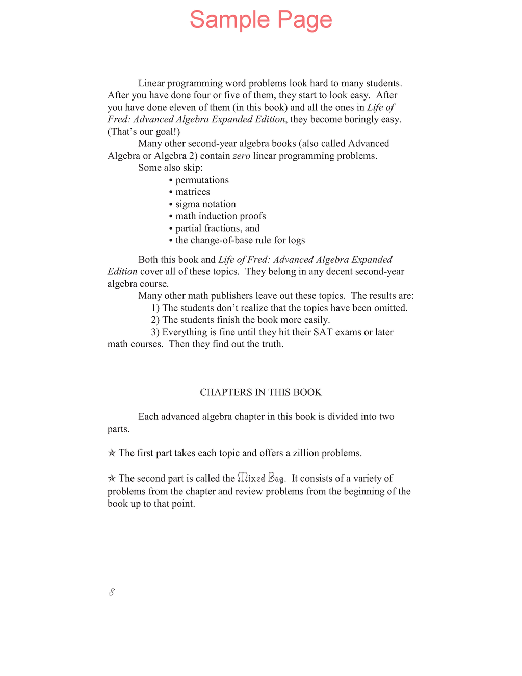Zillions of Practice Problems: Advanced Algebra