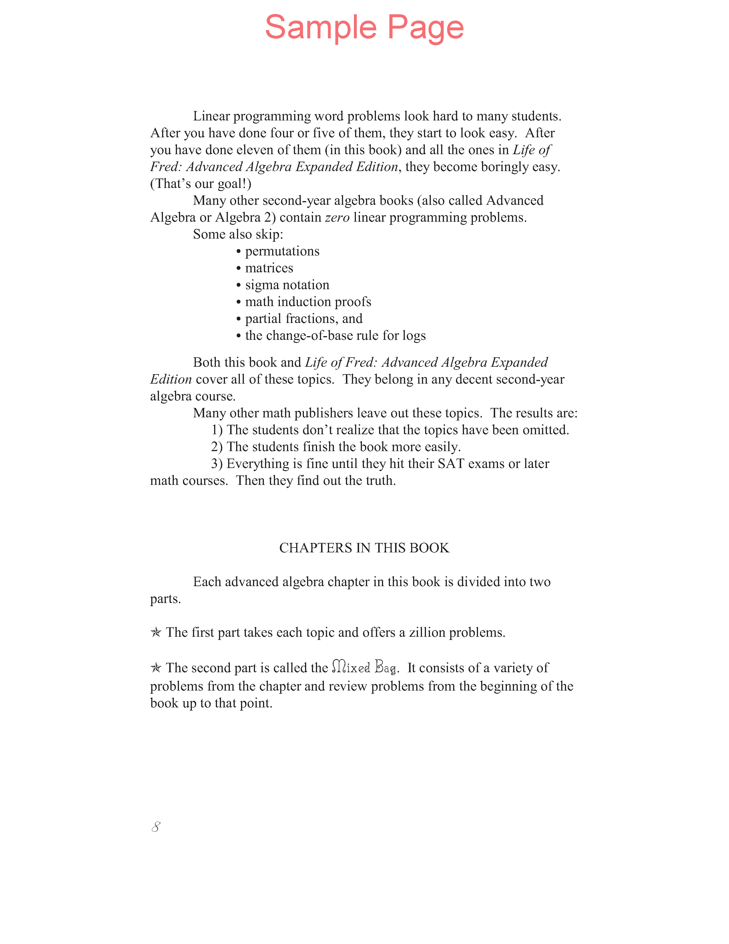 Zillions of Practice Problems: Advanced Algebra