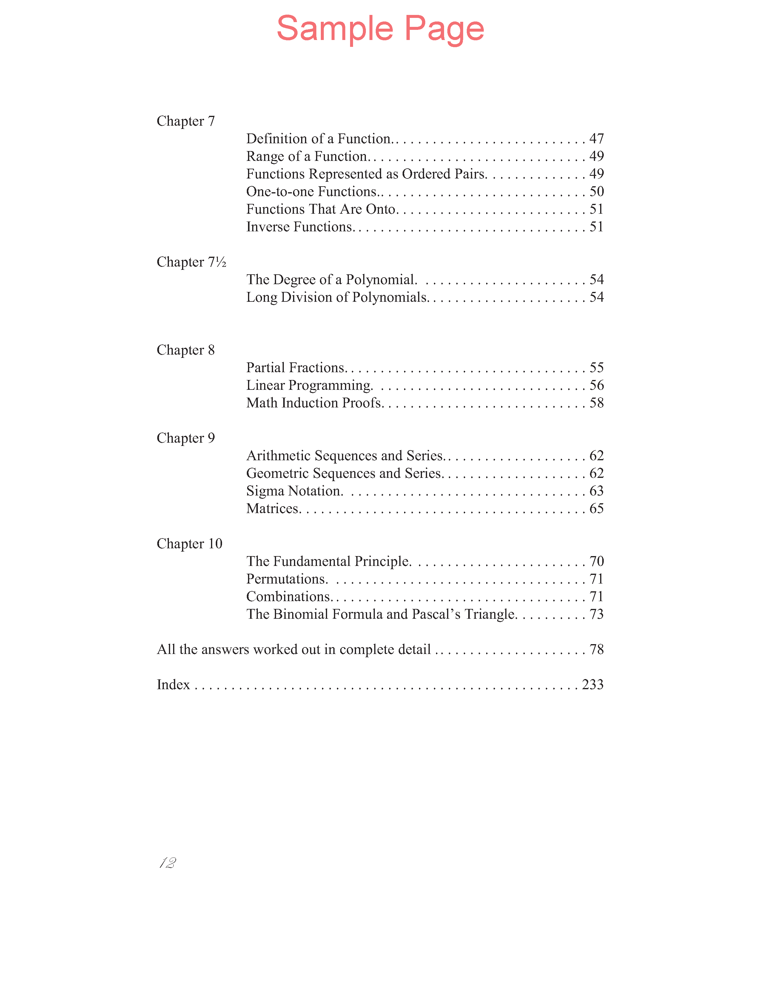 Zillions of Practice Problems: Advanced Algebra