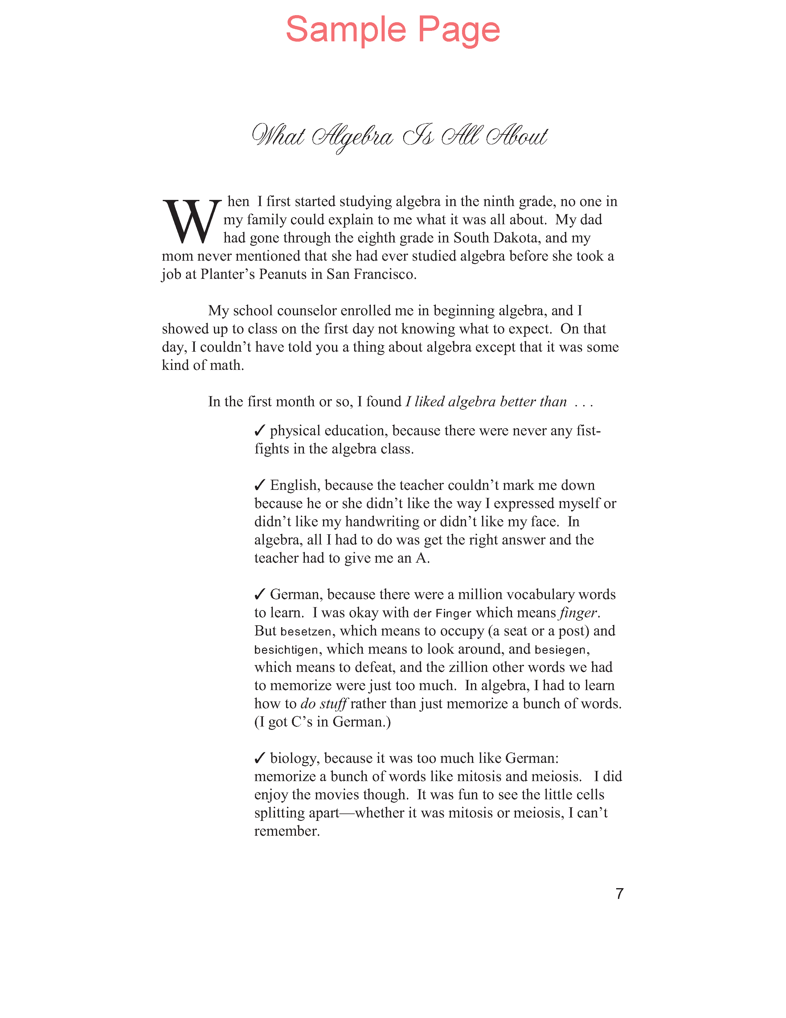 Life of Fred: Beginning Algebra Expanded Edition
