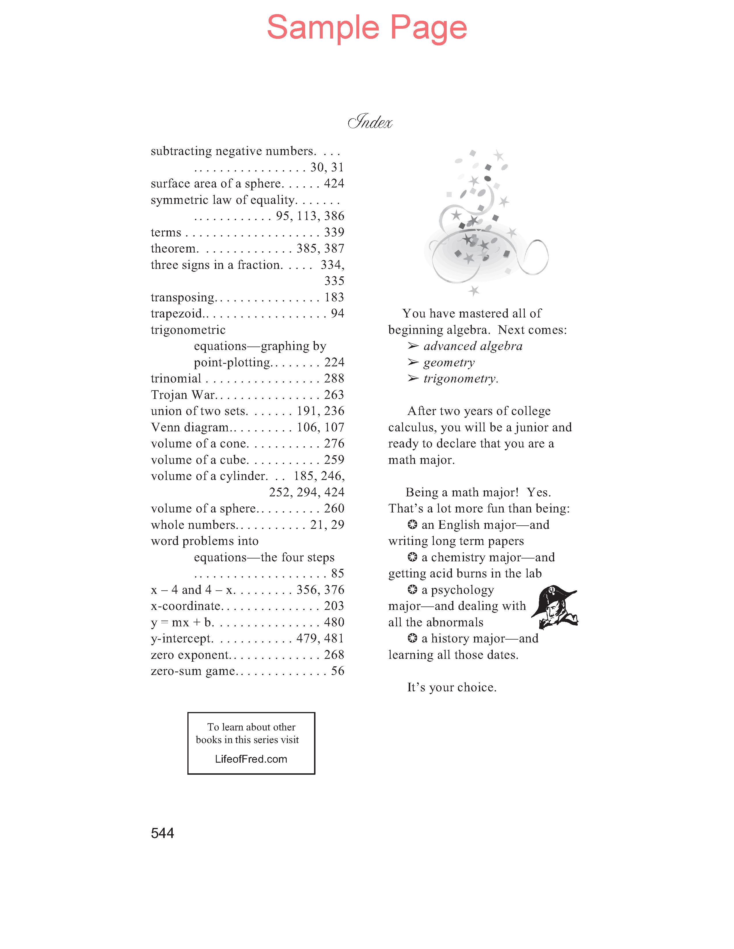 Life of Fred: Beginning Algebra Expanded Edition