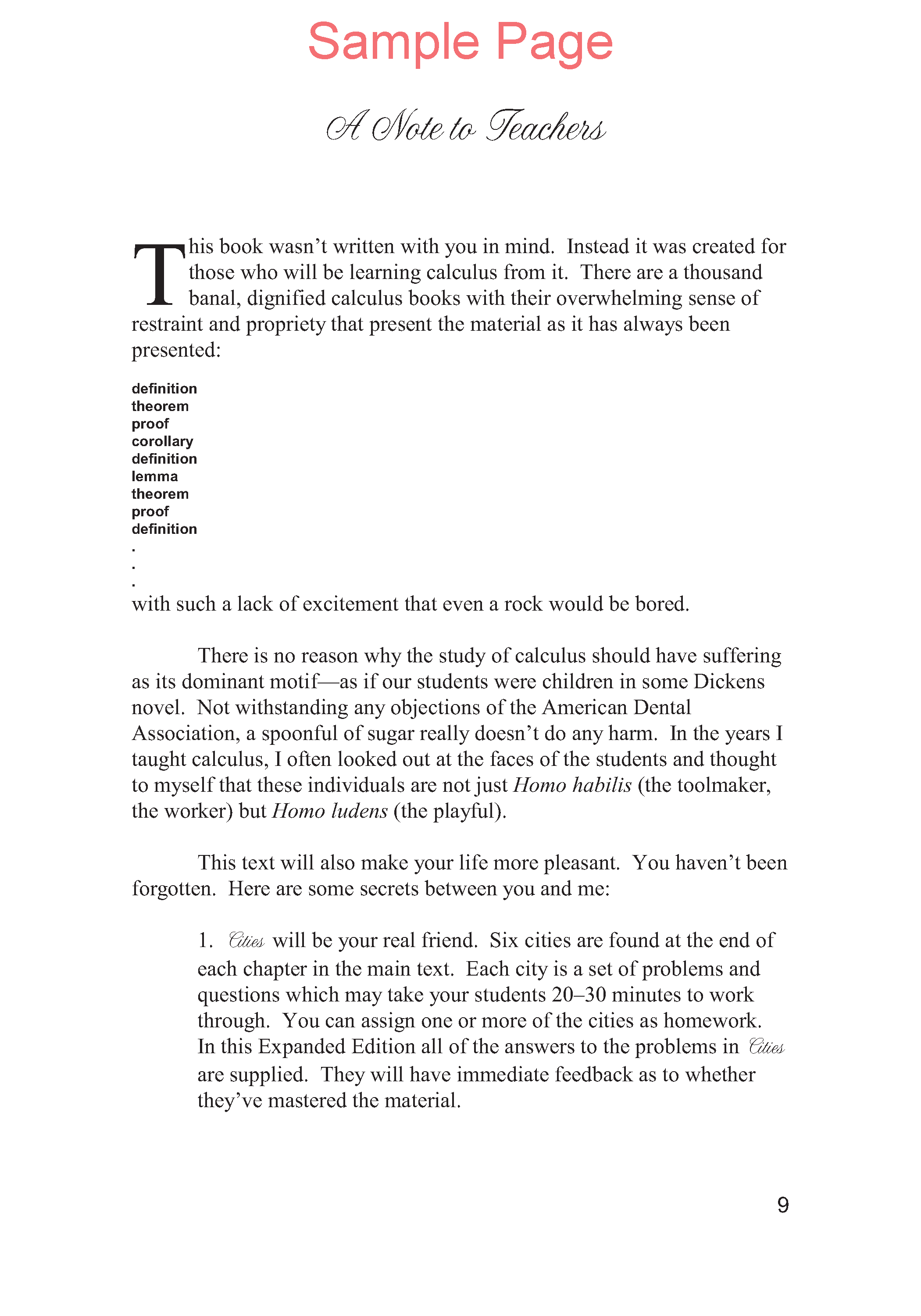 Life of Fred: Calculus Expanded Edition
