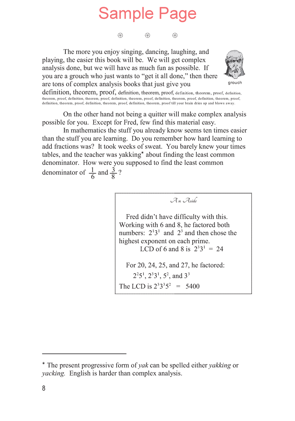 Life of Fred: Complex Analysis