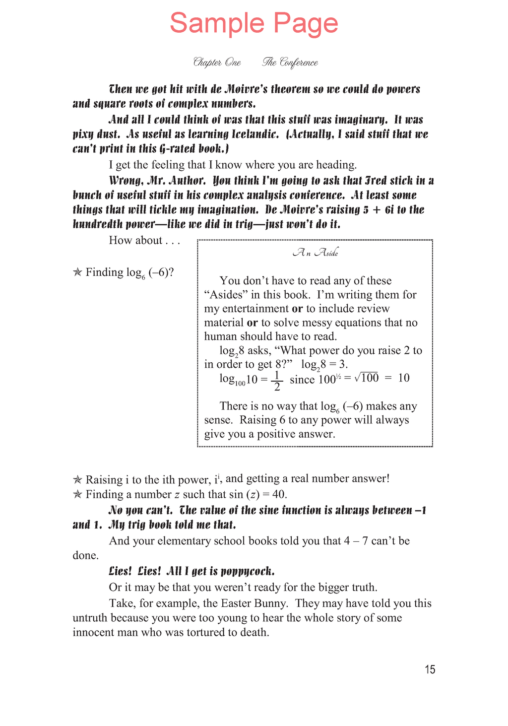 Life of Fred: Complex Analysis