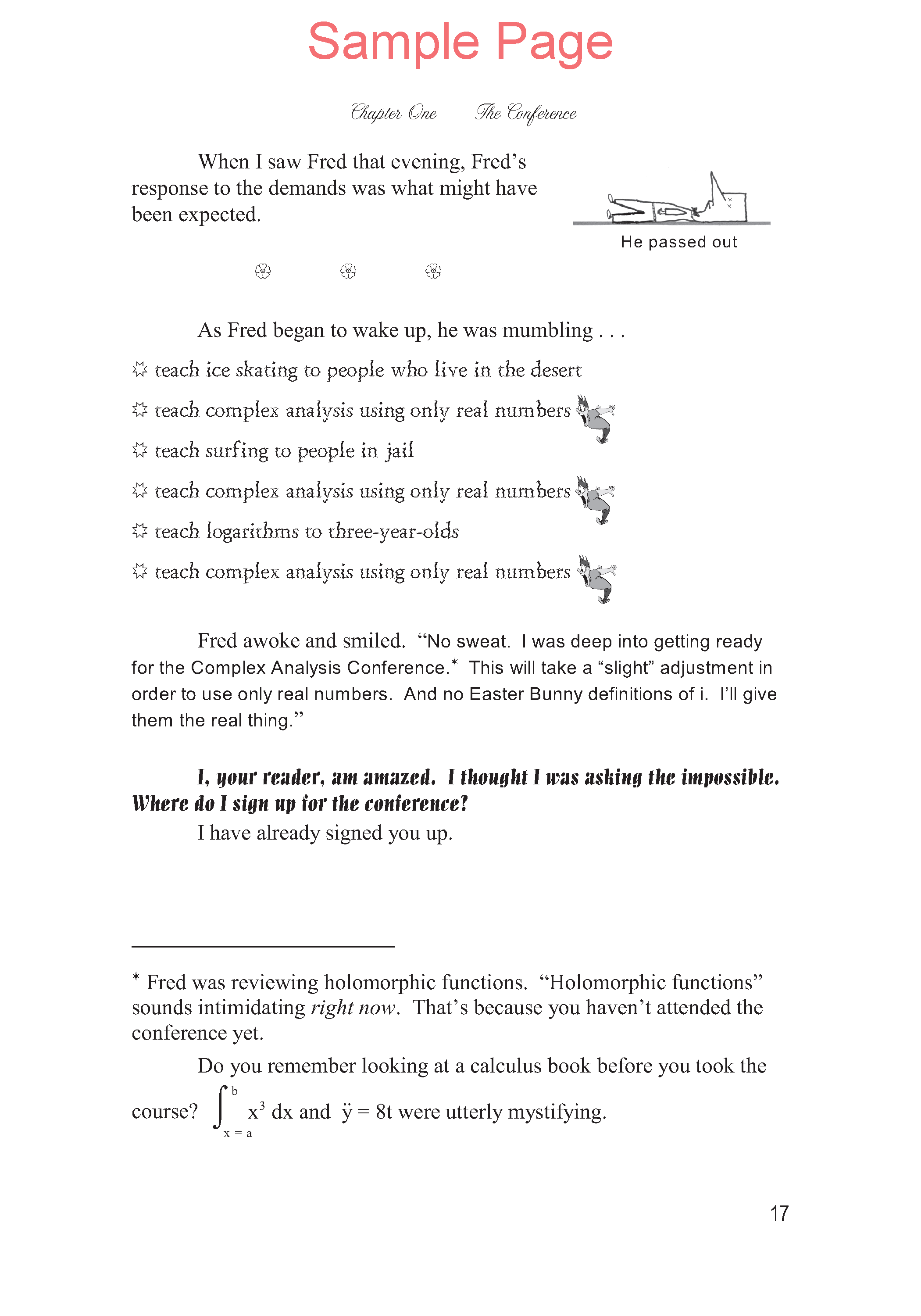 Life of Fred: Complex Analysis