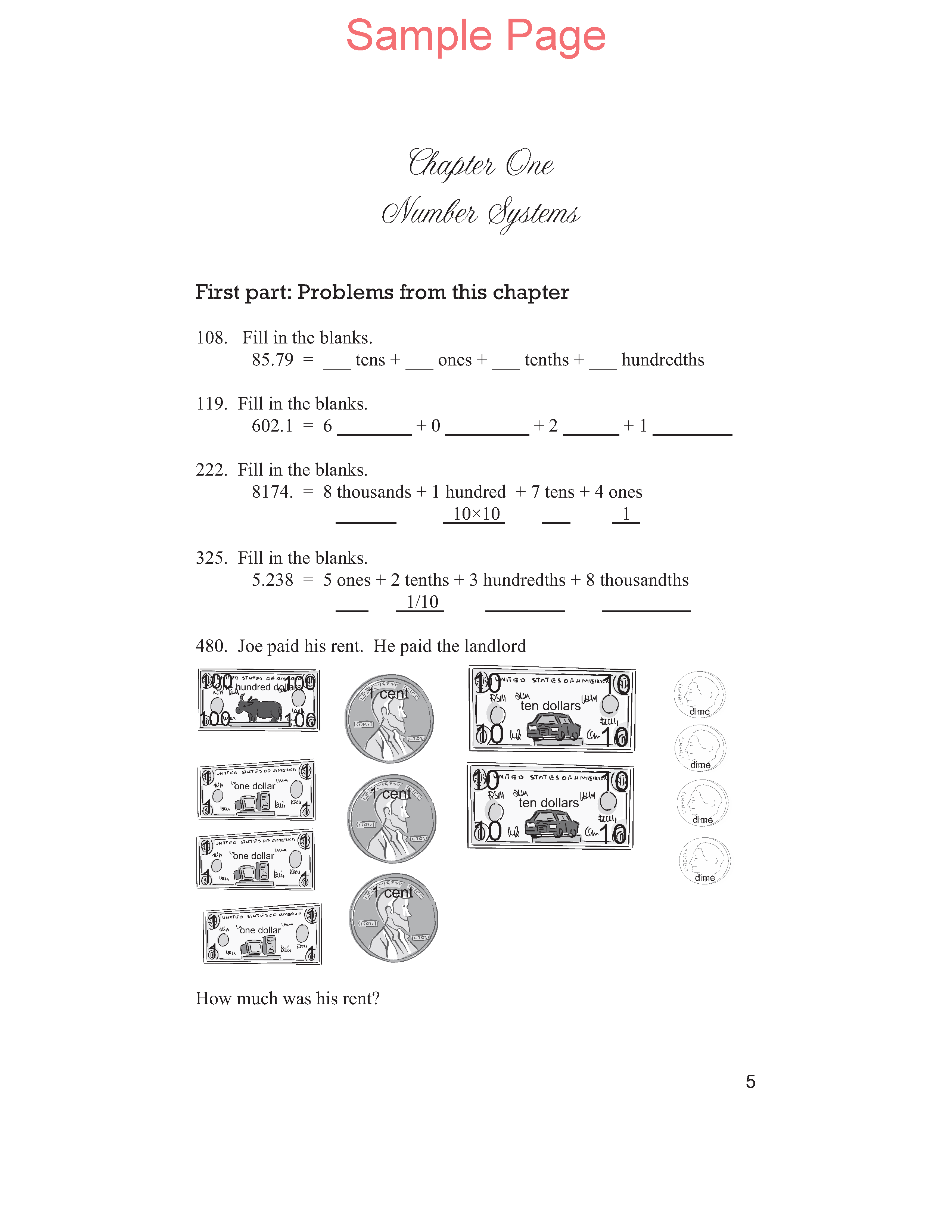 Zillions of Practice Problems: Decimals and Percents