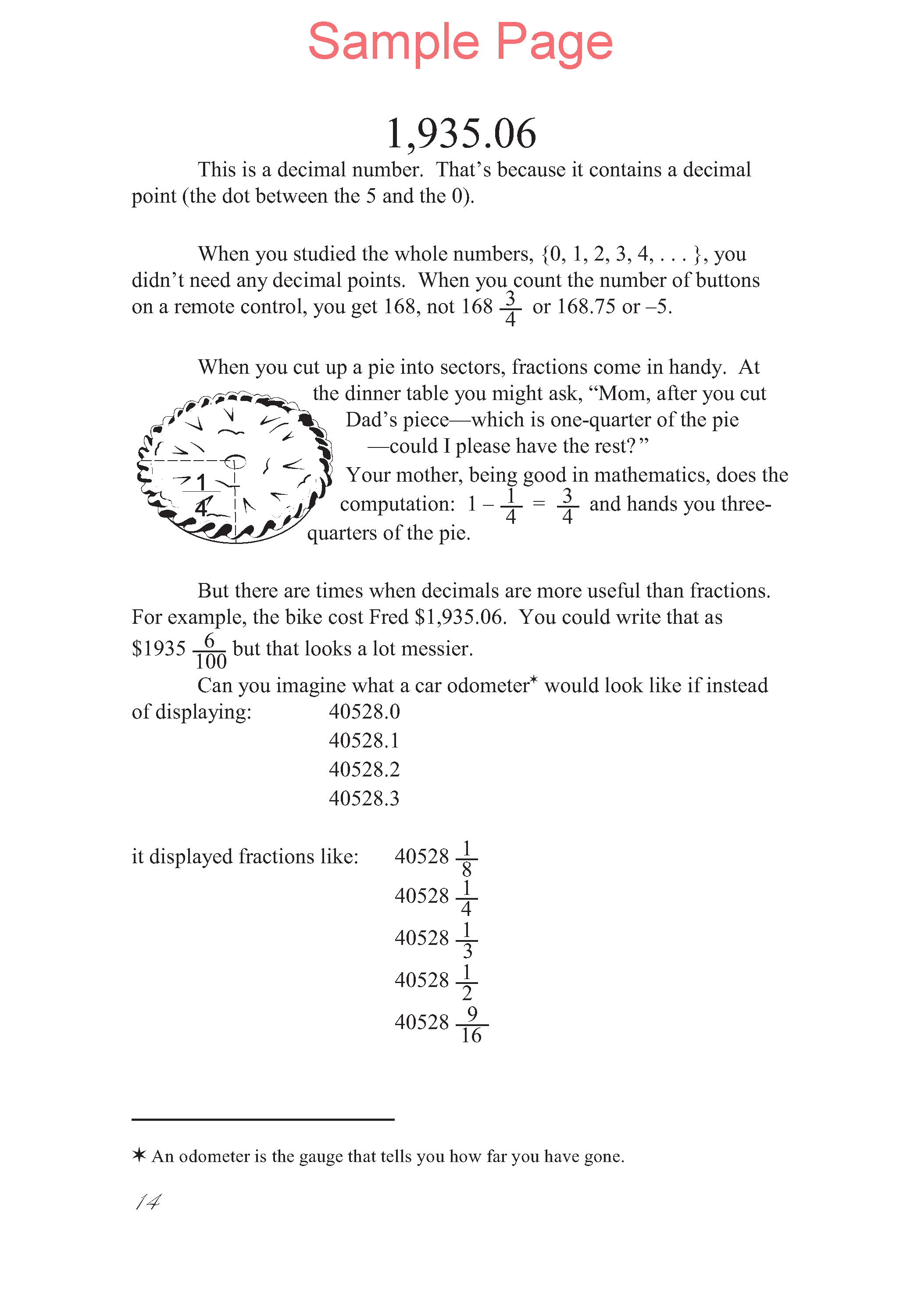 Life of Fred: Decimals and Percents