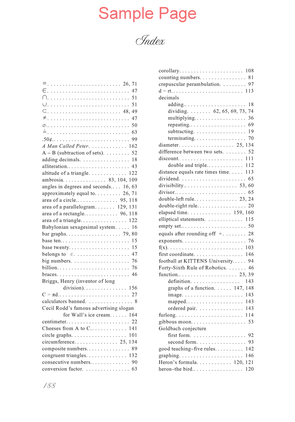 Life of Fred: Decimals and Percents