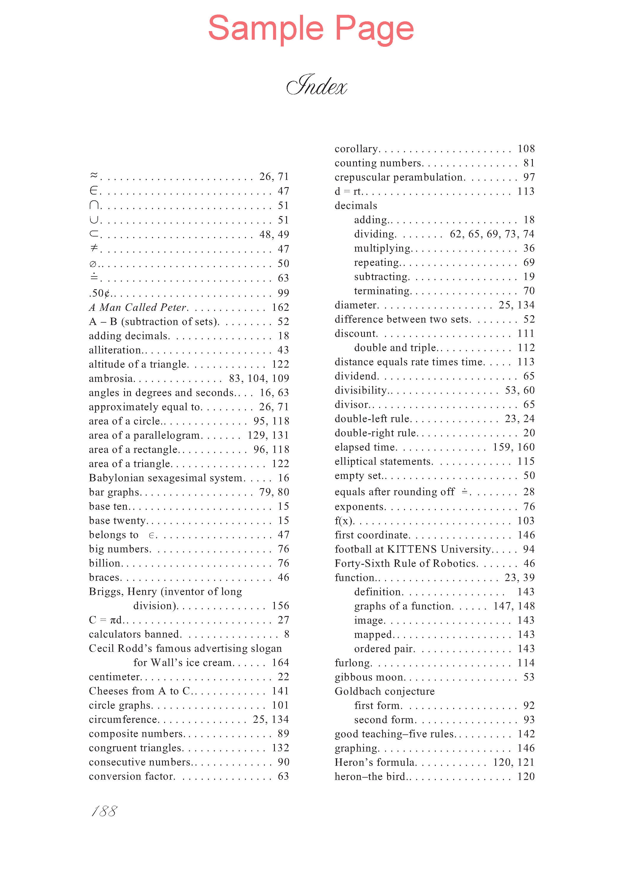 Life of Fred: Decimals and Percents