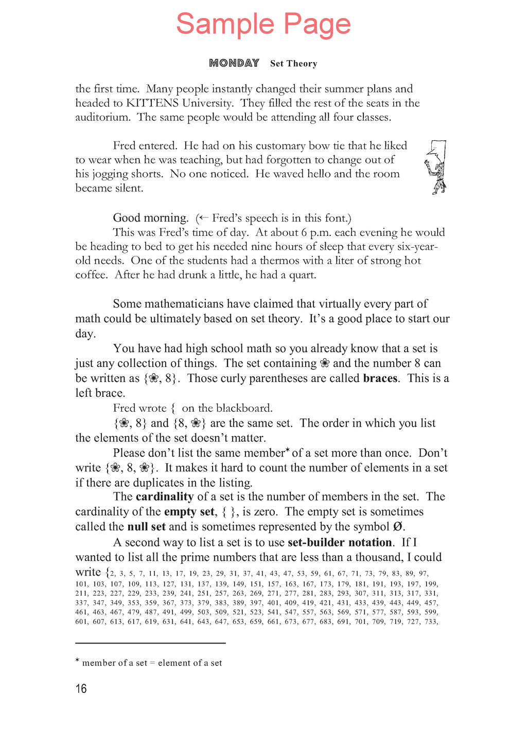 Life of Fred: Five Days of Upper Division Math