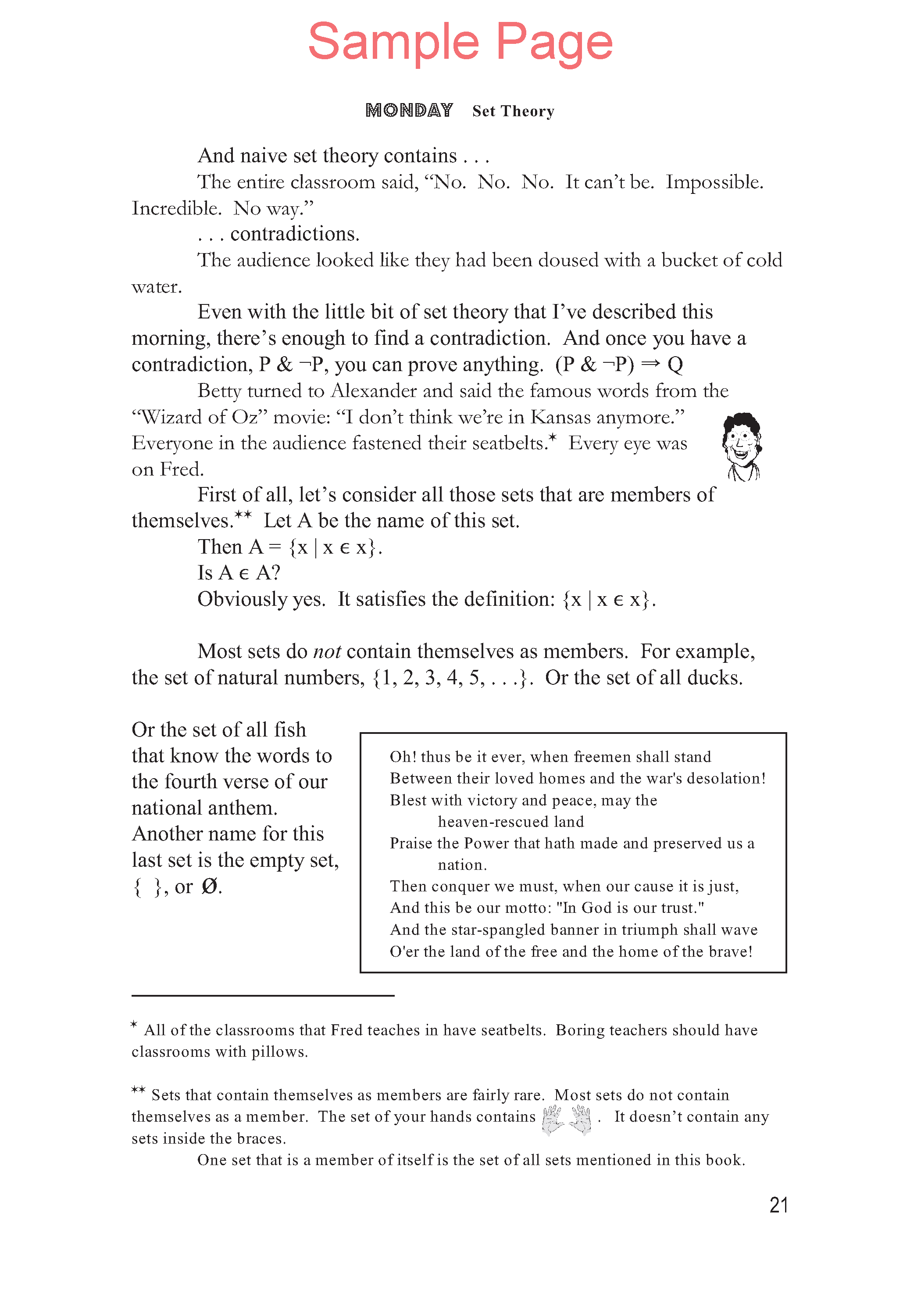 Life of Fred: Five Days of Upper Division Math