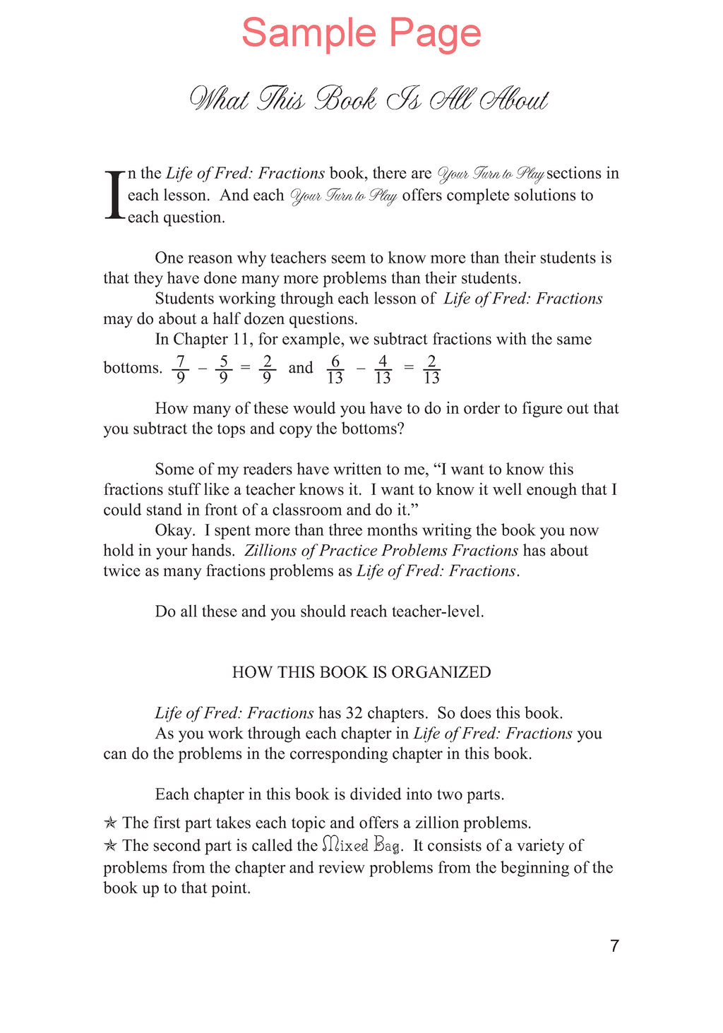 Zillions of Practice Problems: Fractions