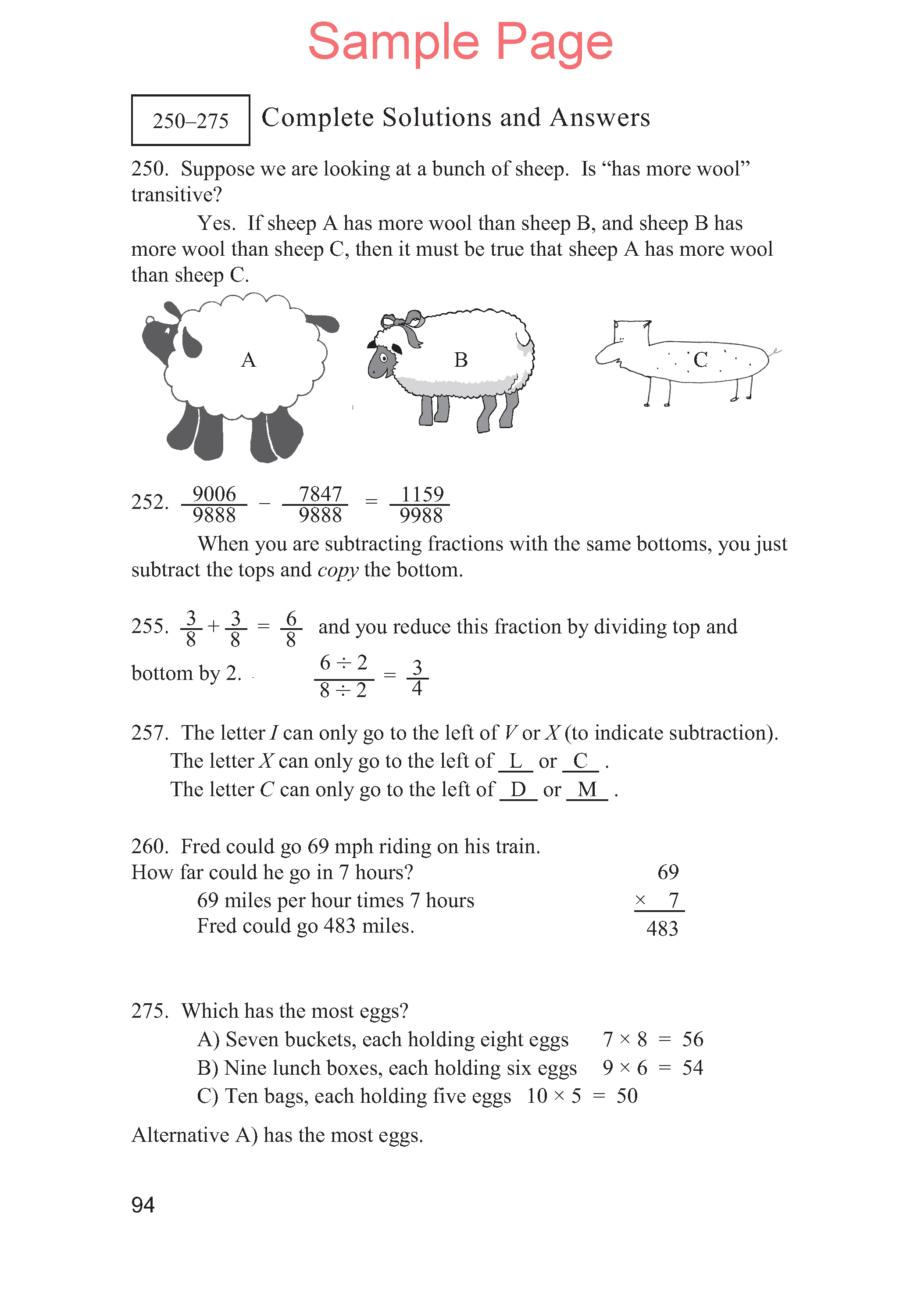 Zillions of Practice Problems: Fractions