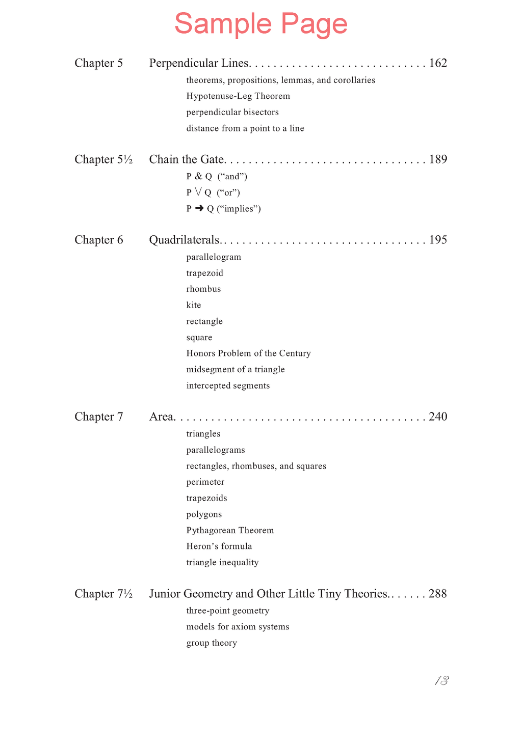 Life of Fred: Geometry Expanded Edition
