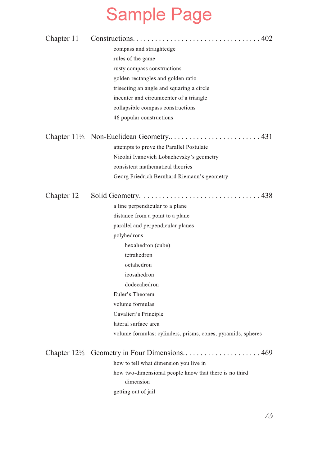 Life of Fred: Geometry Expanded Edition