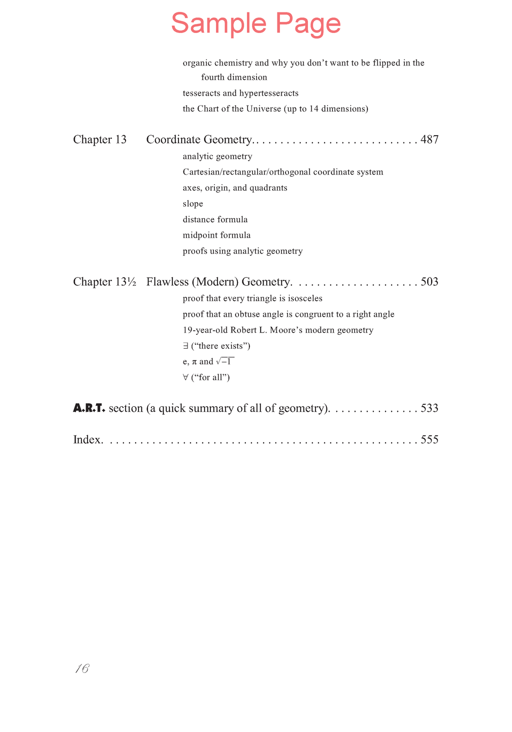 Life of Fred: Geometry Expanded Edition