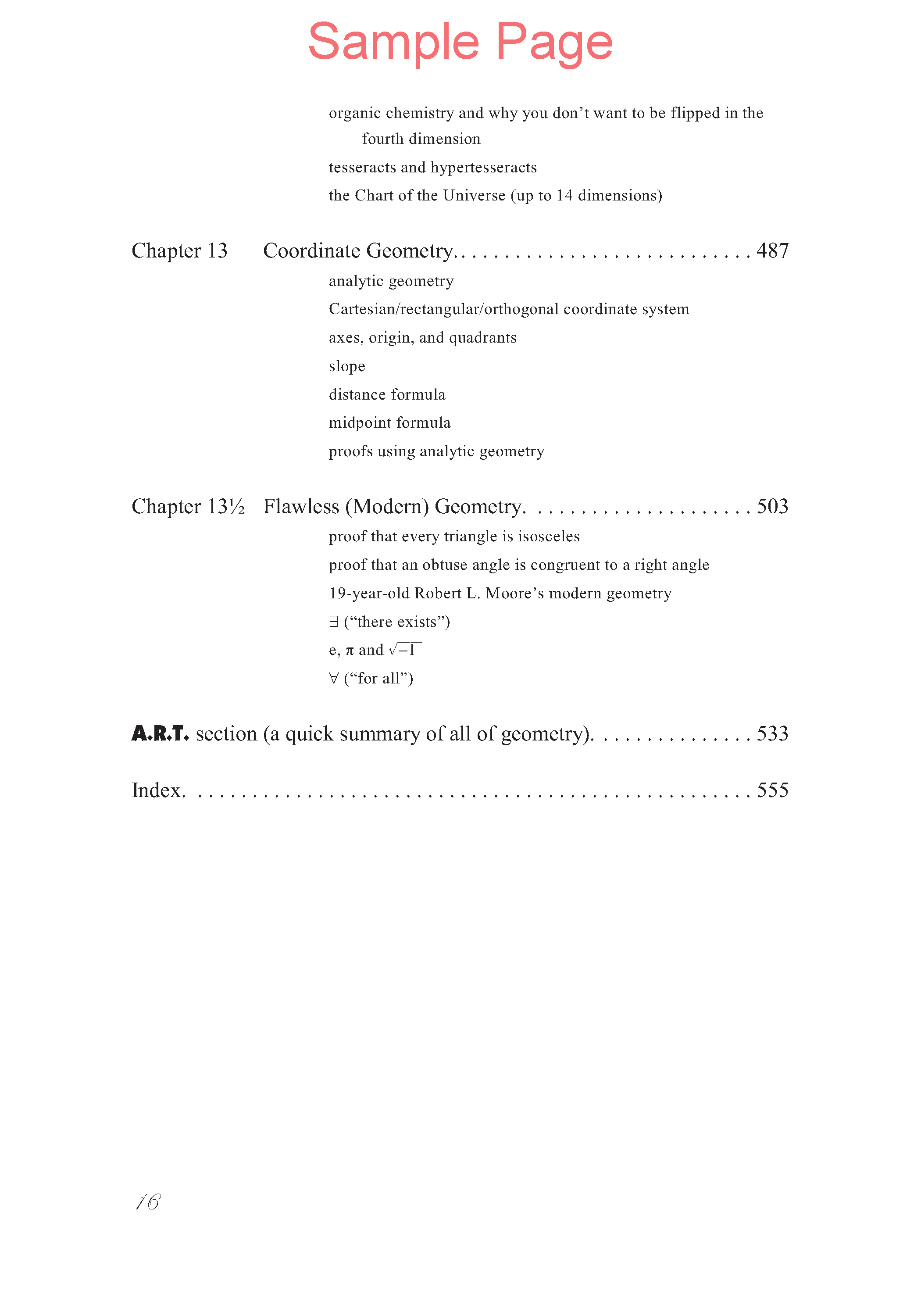 Life of Fred: Geometry Expanded Edition