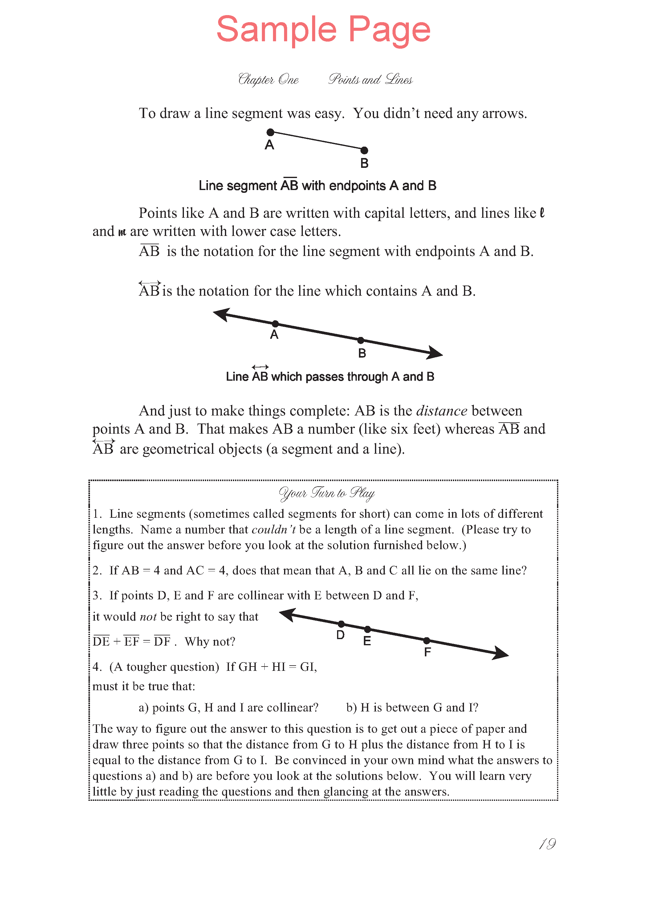 Life of Fred: Geometry Expanded Edition