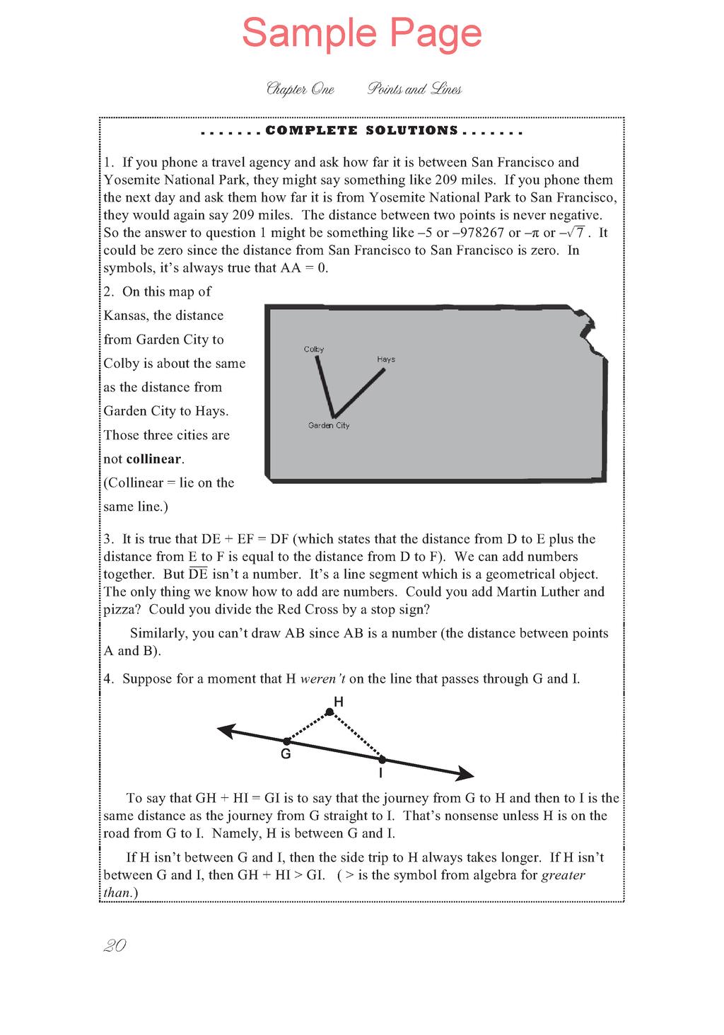 Life of Fred: Geometry Expanded Edition