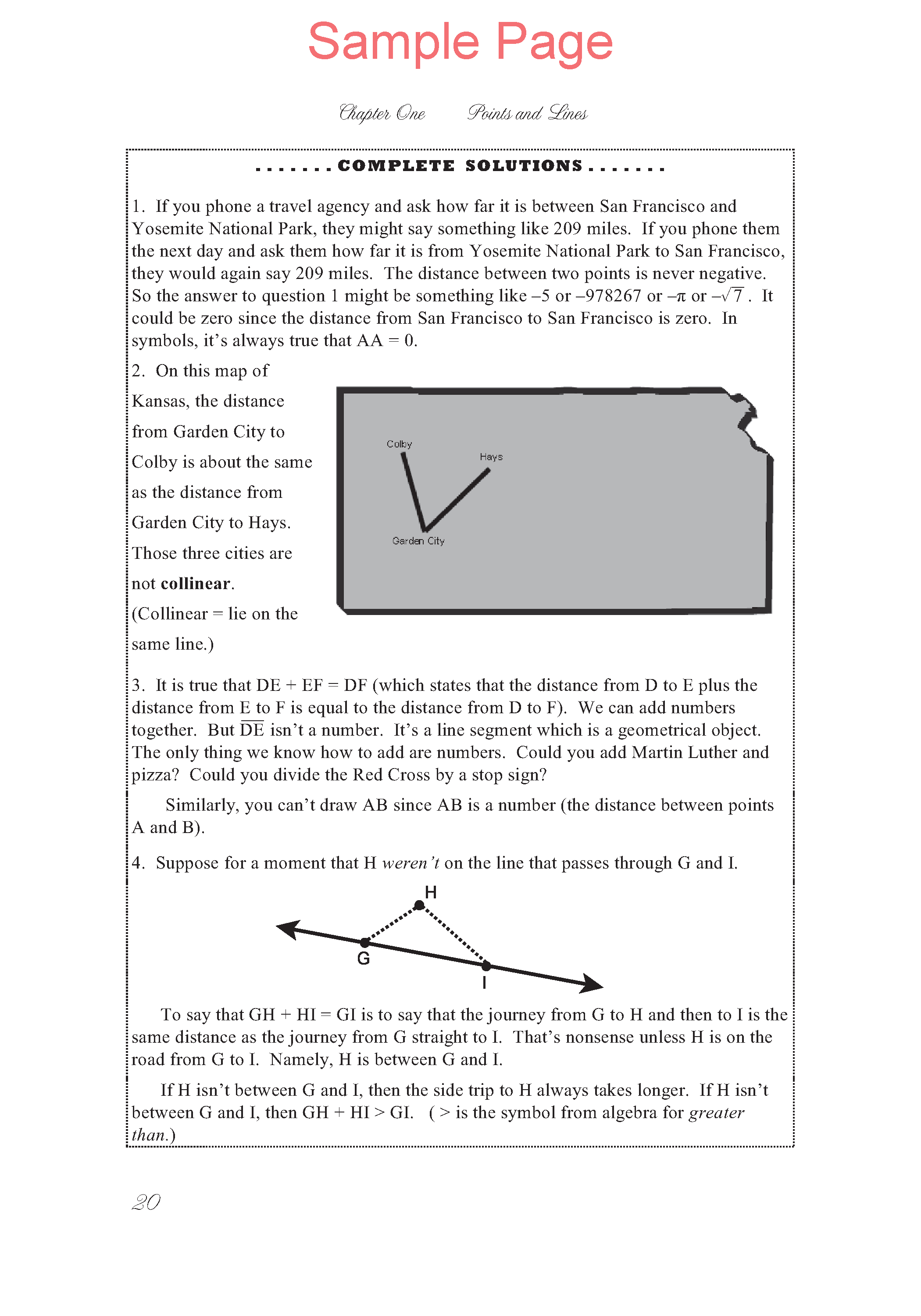 Life of Fred: Geometry Expanded Edition