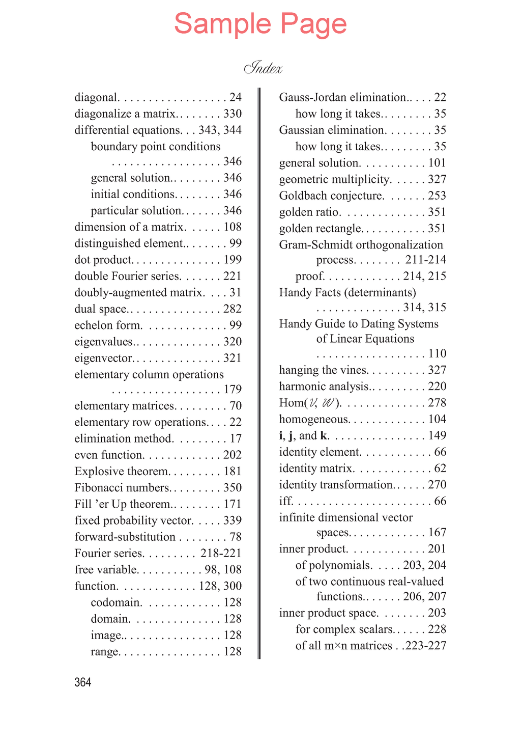Life of Fred: Linear Algebra Expanded Edition
