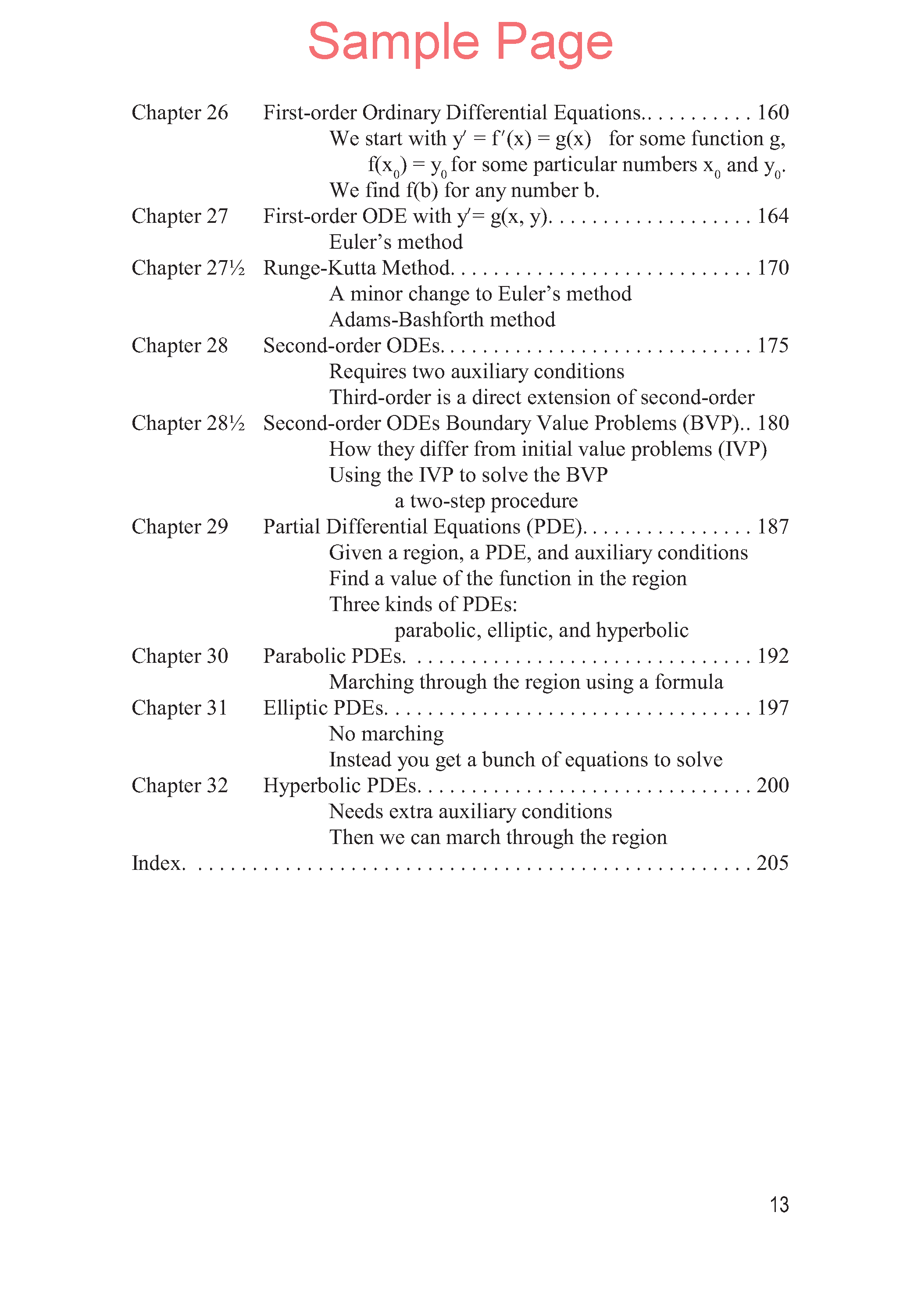 Life of Fred: Numerical Analysis