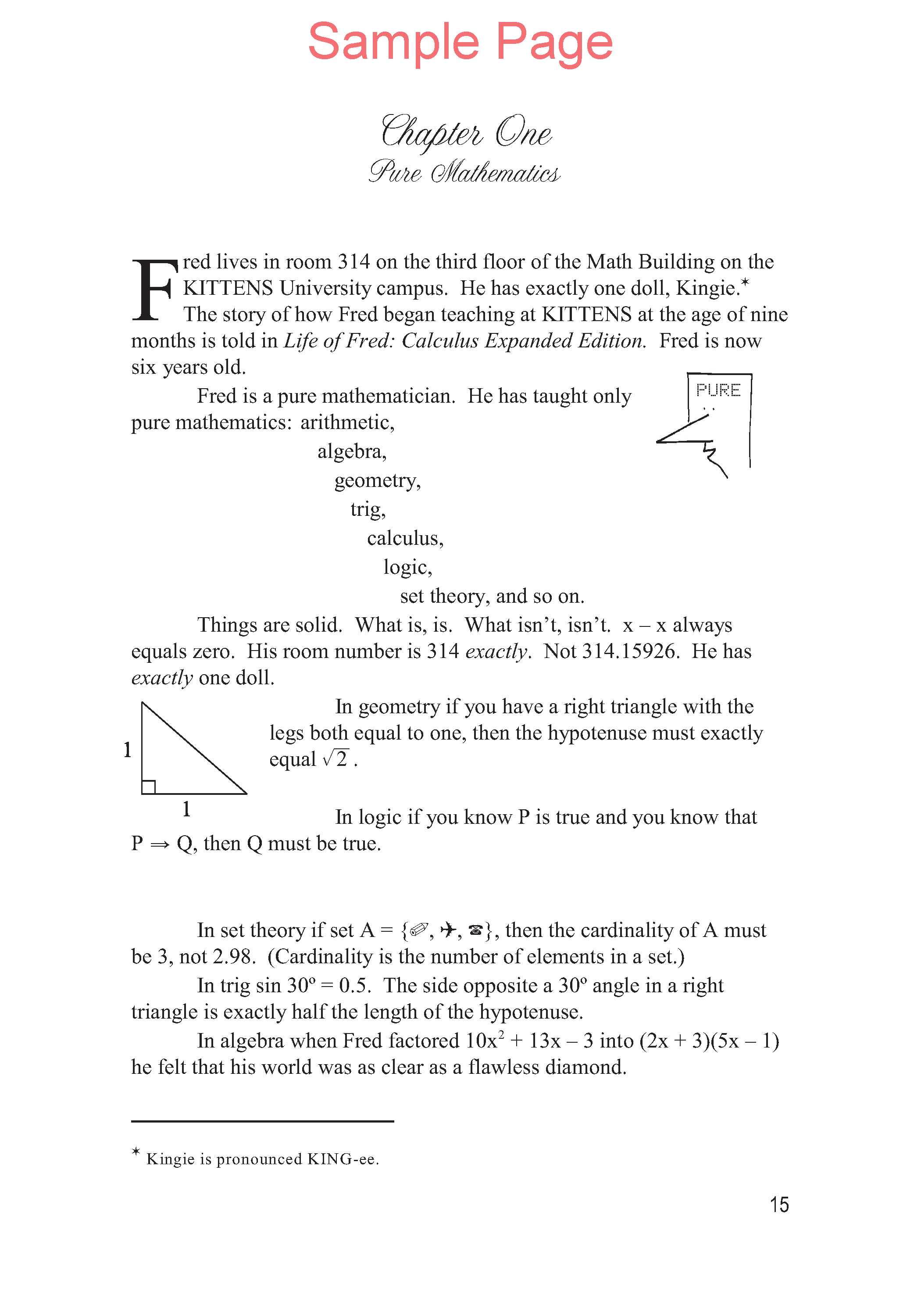 Life of Fred: Numerical Analysis