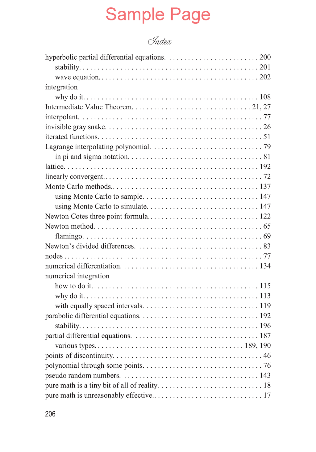 Life of Fred: Numerical Analysis