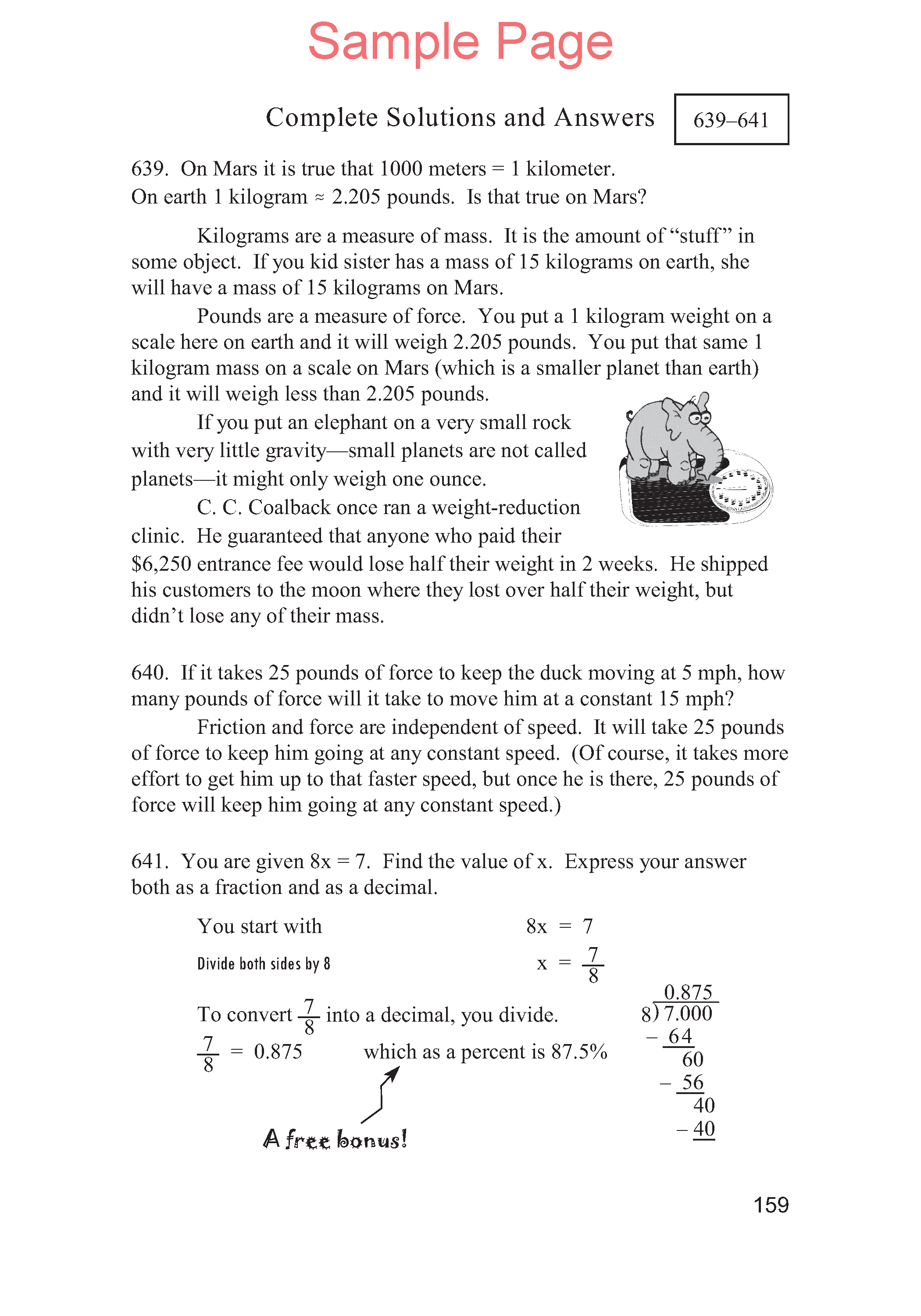 Zillions of Practice Problems: Pre-Algebra 0 with Physics