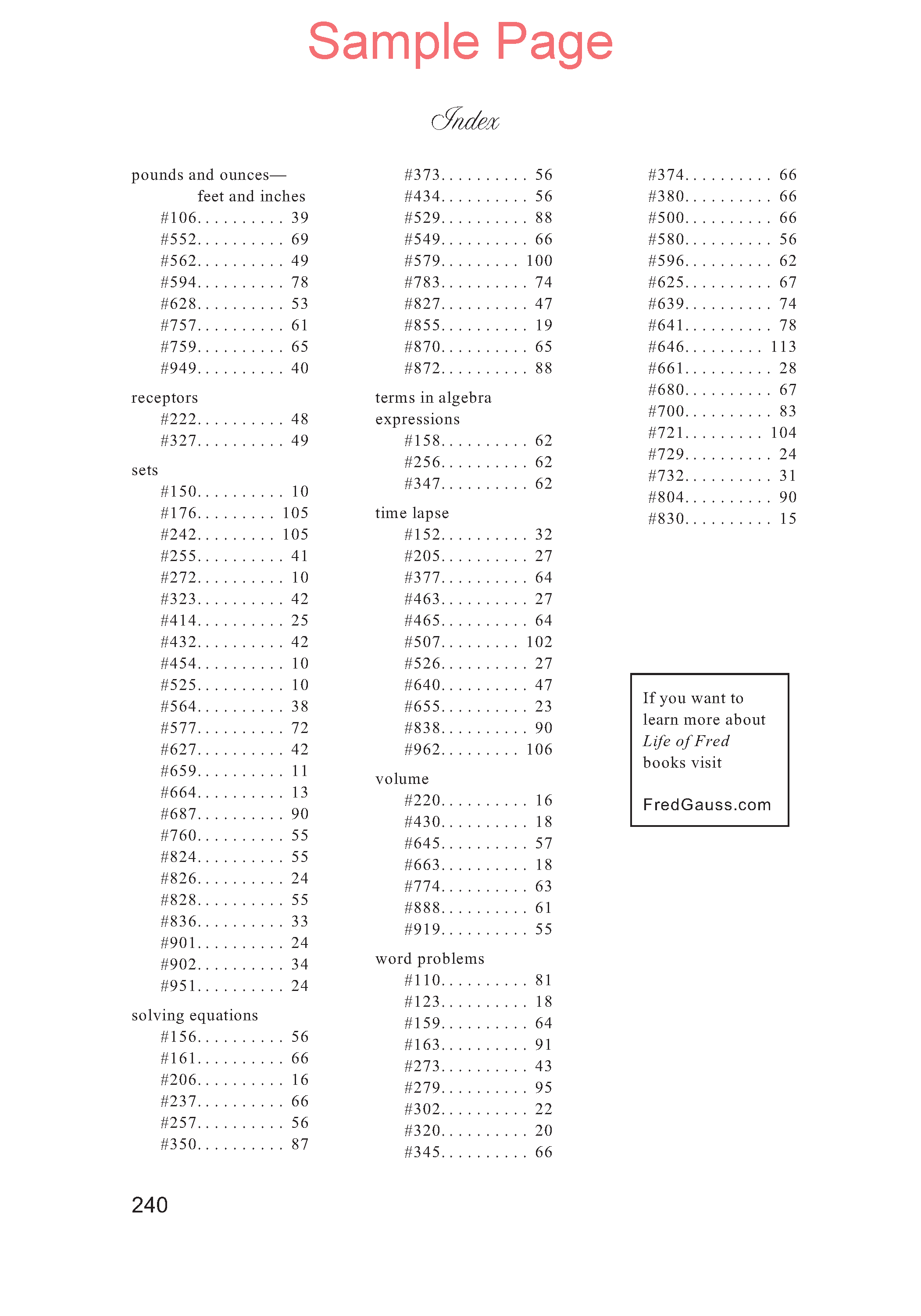 Zillions of Practice Problems: Pre-Algebra 1 with Biology