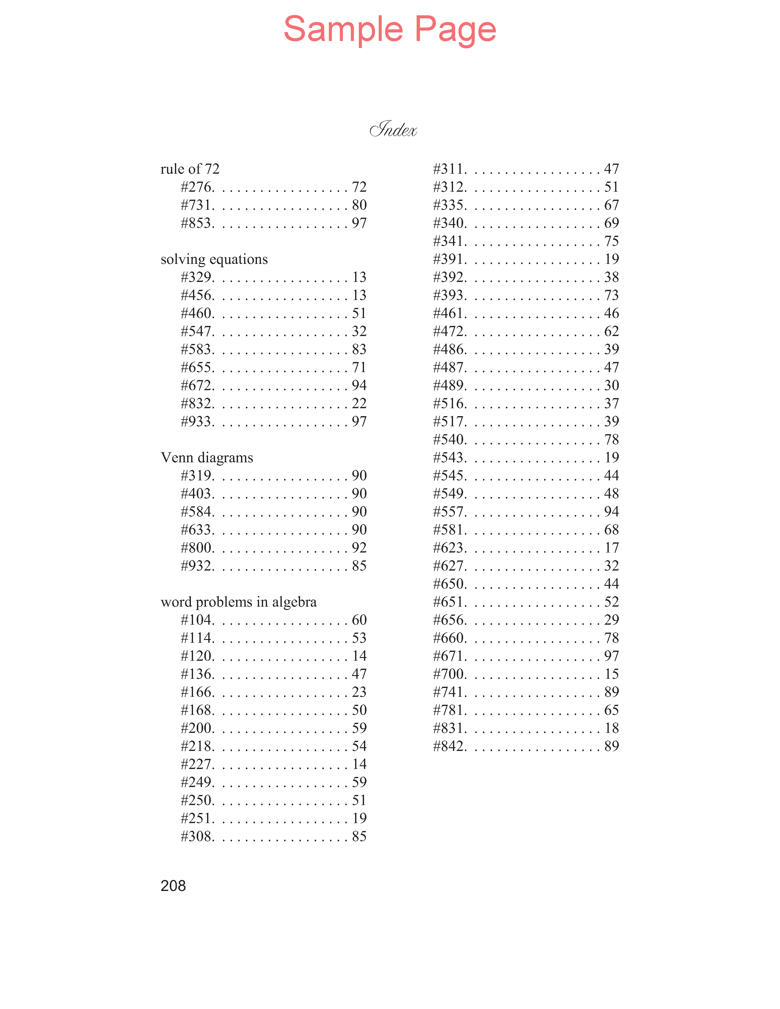 Zillions of Practice Problems: Pre-Algebra 2 with Economics