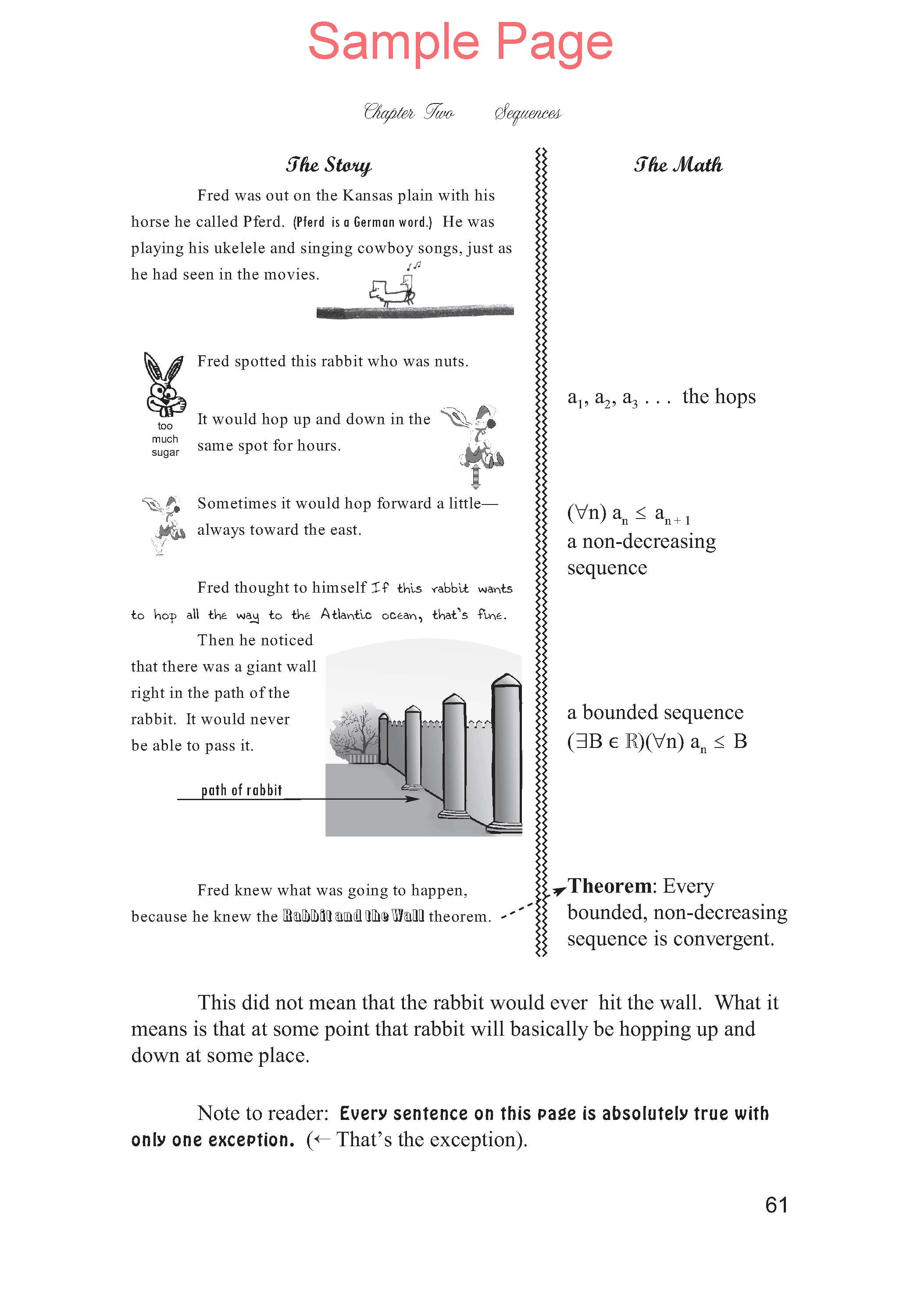 Life of Fred: Real Analysis