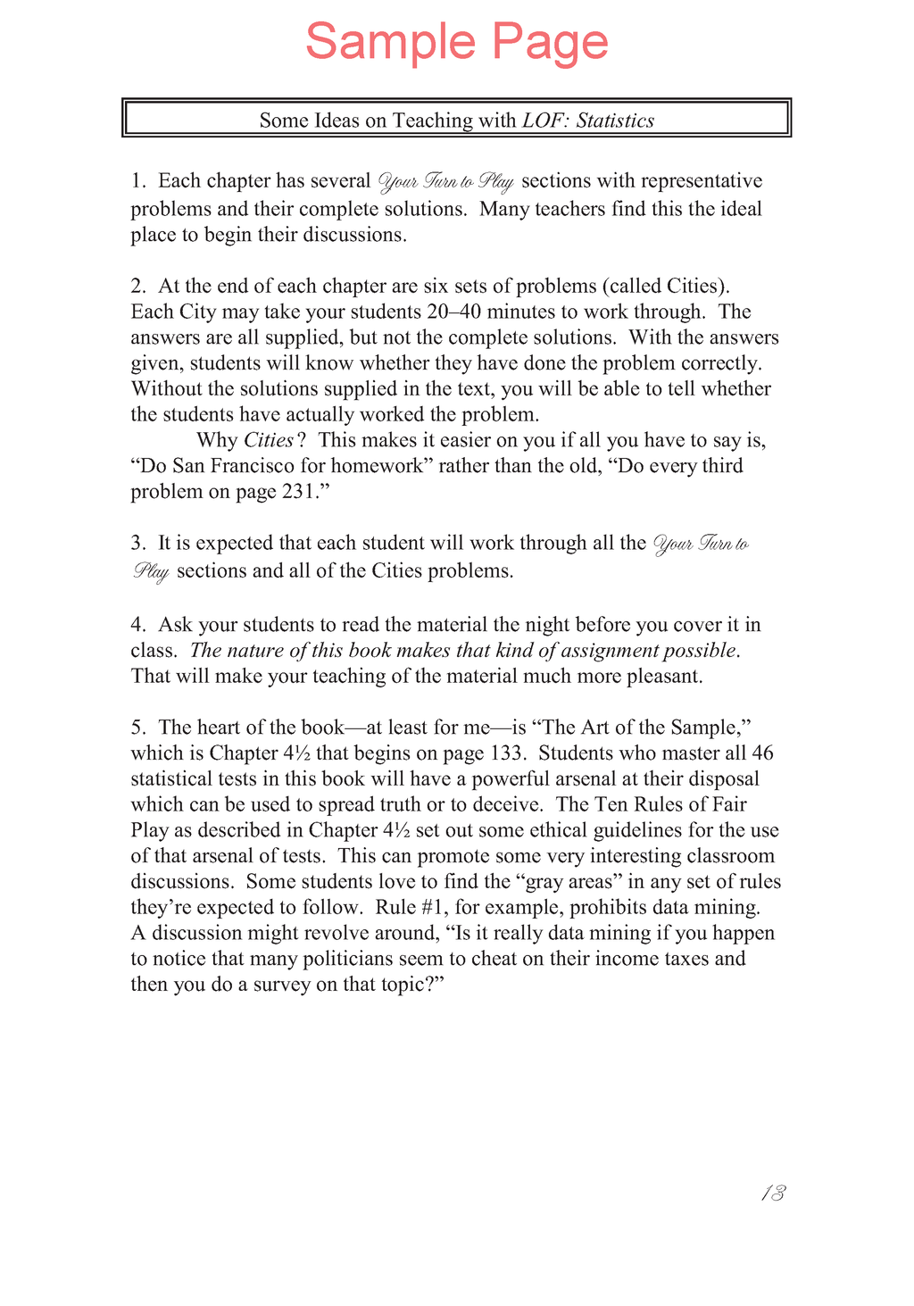 Life of Fred: Statistics Expanded Edition