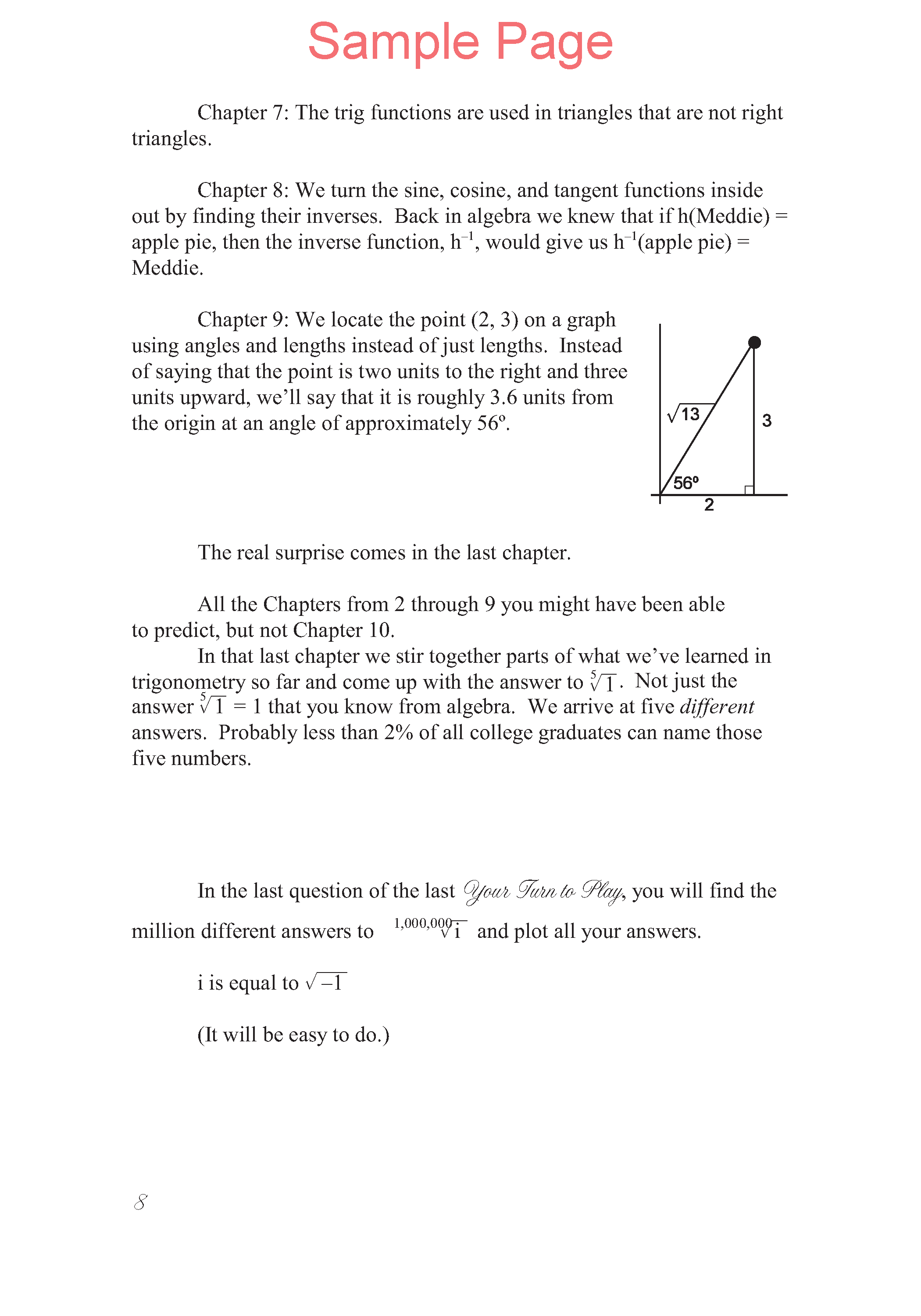 Life of Fred: Trigonometry Expanded Edition