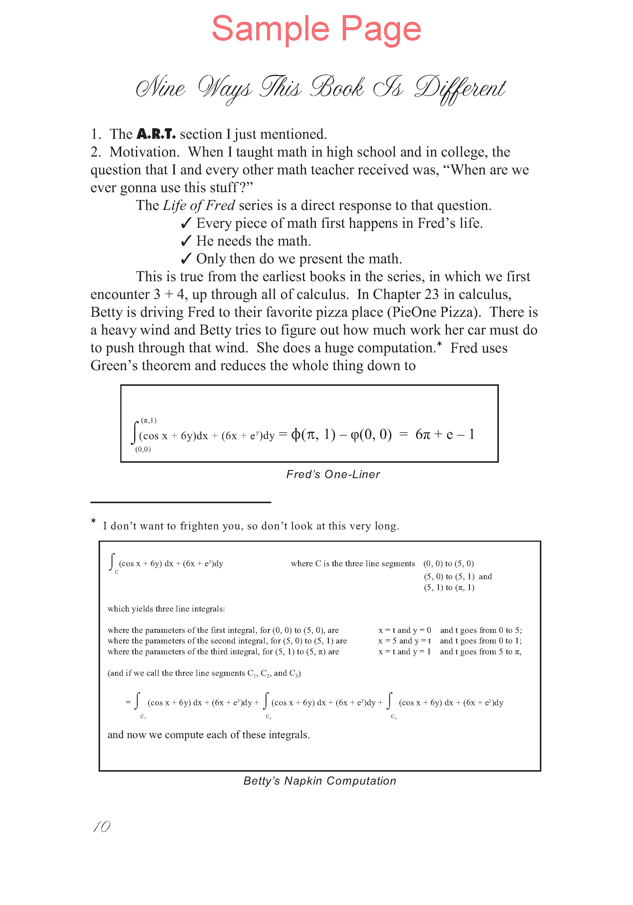 Life of Fred: Trigonometry Expanded Edition
