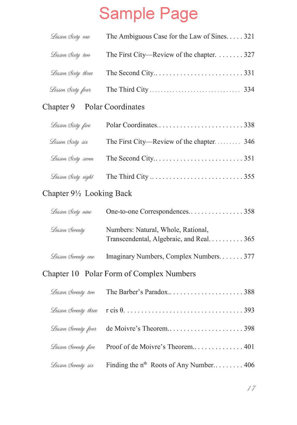 Life of Fred: Trigonometry Expanded Edition