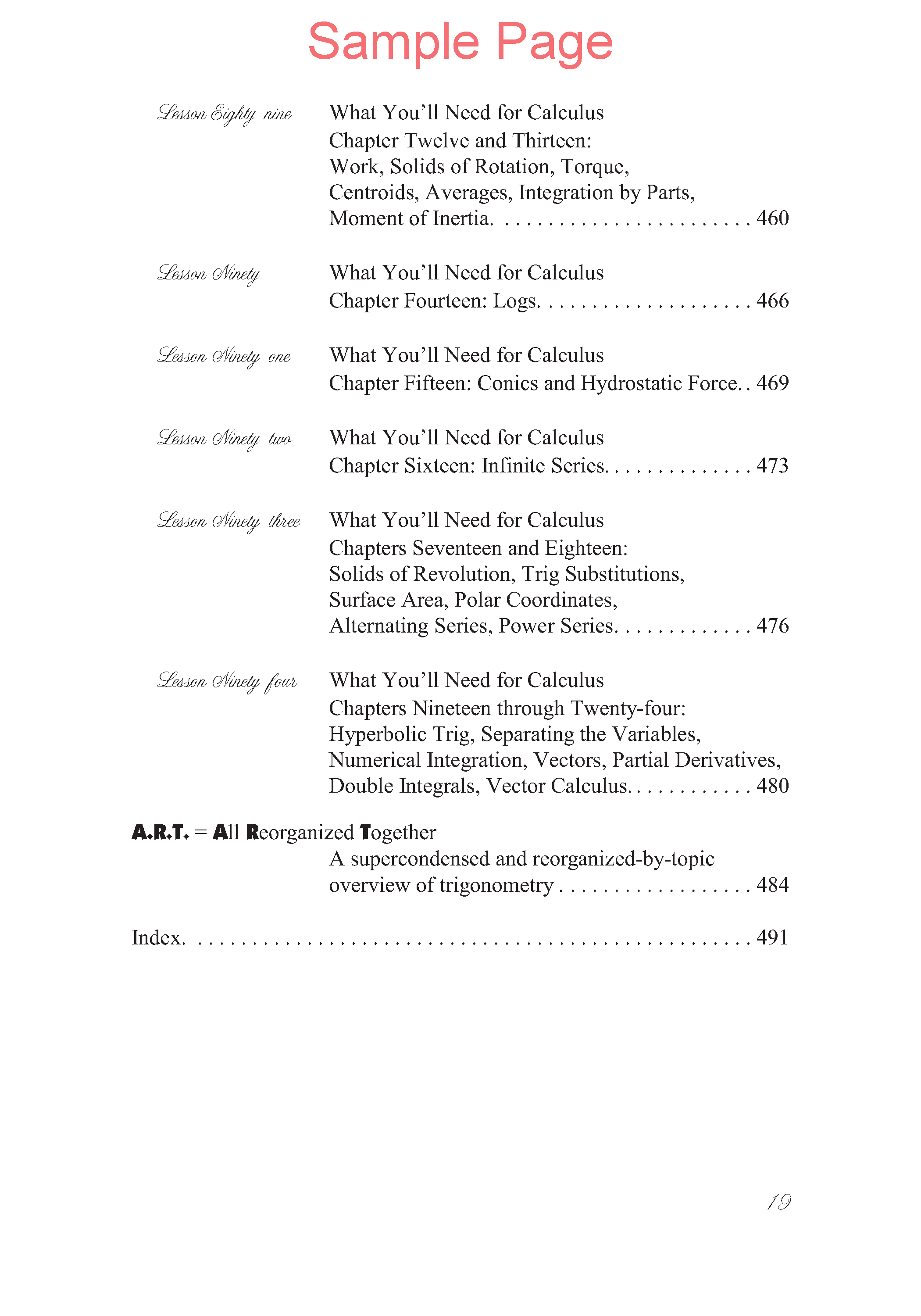 Life of Fred: Trigonometry Expanded Edition